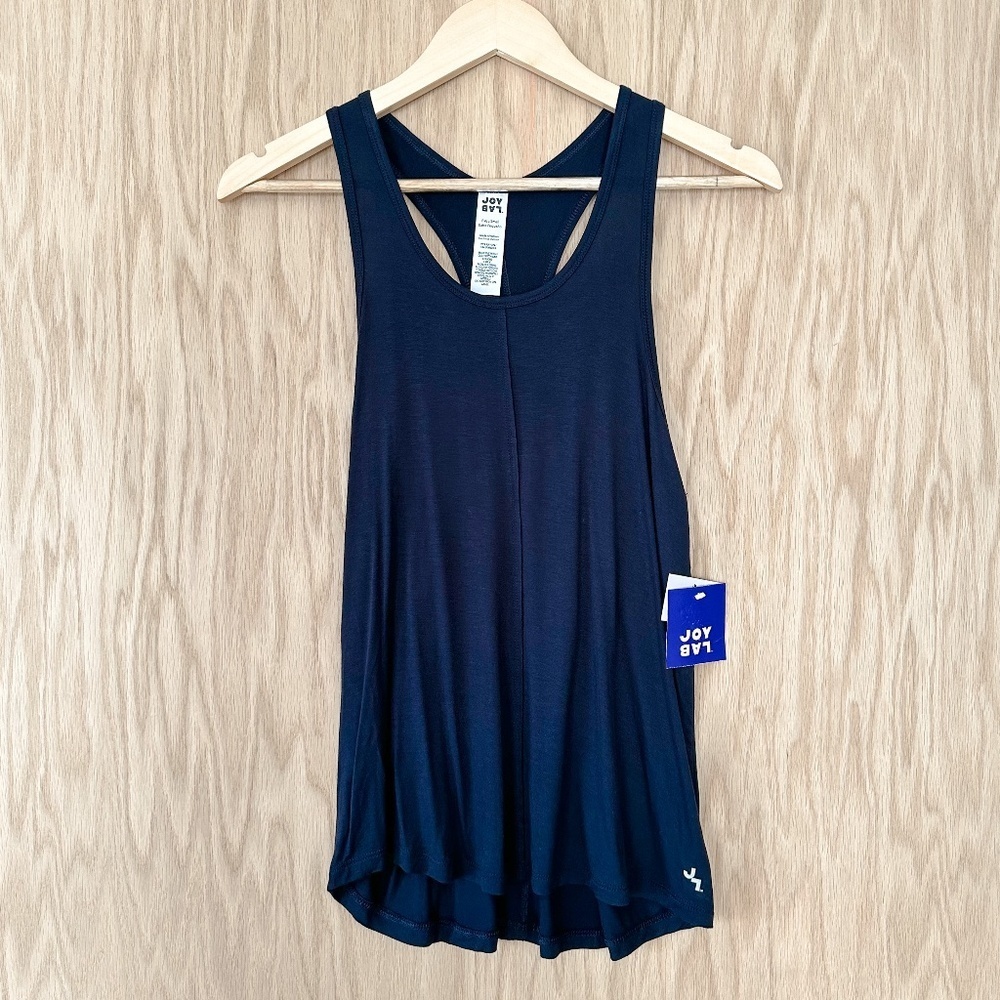 JoyLab Racerback Navy Blue Tank Top
